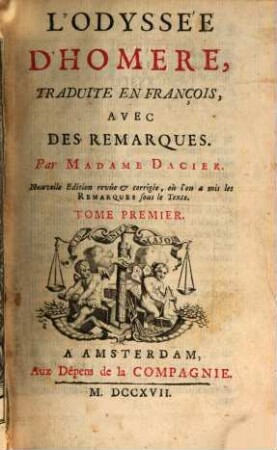 L'odyssée D'Homere, 1