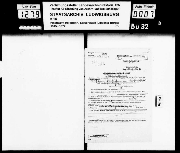 Goldschmidt, Adolf; Fabrikant 08.04.1921 gest. Goldschmidt, Edith geb. Weil *04.09.1873 1942 dep. [22.08. nach Theresienstadt, dort gest.13.09.1942] Wohnorte: Offenbach, Stuttgart, Eschenau Firma: Sal. L. Goldschmidt; Posamentierwarenfabrik (Offenbach)