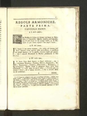 Capitolo Primo.