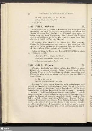 25. 1339, Juli 1. Gebesee