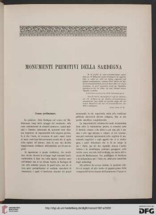 11: Monumenti primitivi della Sardegna