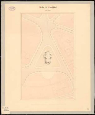 Evangelische Kirche, Hamburg-Eimsbüttel: Lageplan