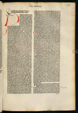 265r-266v, Postilla venerabilis fratris Nicolai de Lyra sup psalterium feliciter incipit
