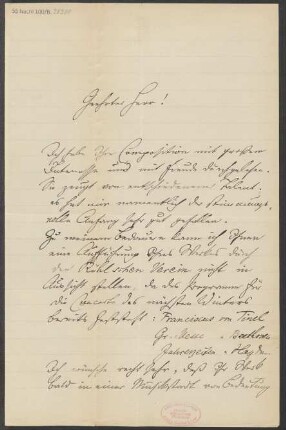 Brief an Franz Kessel : 29.05.1896