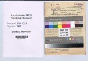 Entnazifizierung Hermann Stoffels , geb. 05.05.1905 (Studienrat)