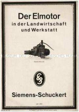 Elektromotor für Landwirtschaft und Werkstatt