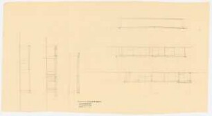Fa. Thonet, Frankenberg/Eder. Thonet-Siedlung Wohnhaus Stoppel: Ansichtenskizze 1:100