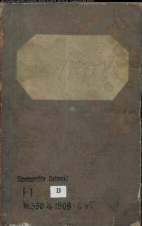 Zivilstandsregister der katholischen Gemeinde Nieheim, Kreis Höxter (GAHT 1808) (Gemeinde: Katholische Gemeinde Nieheim)