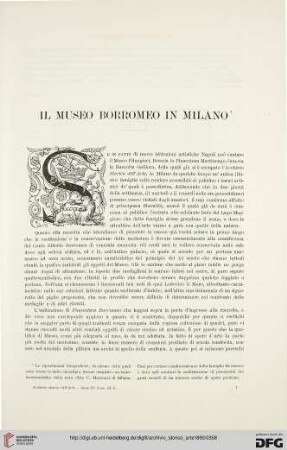 3: Il Museo Borromeo in Milano