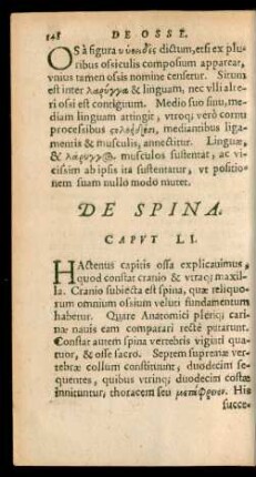 De Spina. Caput LI. - De Osse Brachii. Caput LX.