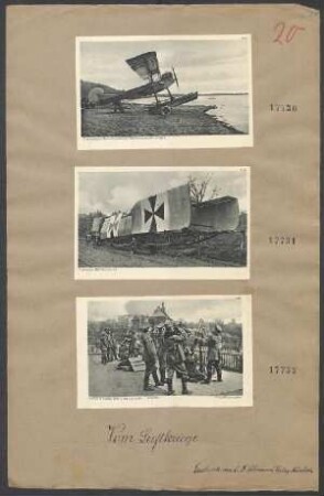 Beschießung eines russischen Fliegers (Phot. Kühlewindt)