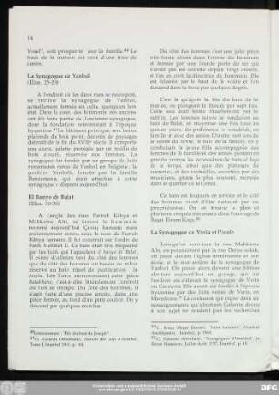 La Synagogue de Yanbol (Illus. 25-29)