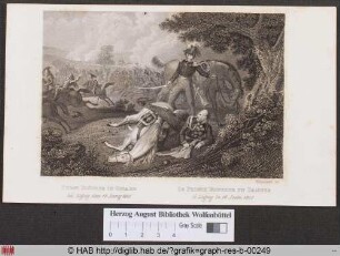 Fürst Blücher in Gefahr bei Ligny den 16.Juni 1815
