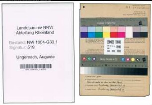 Entnazifizierung Auguste Ungemach , geb. 19.08.1894 (Lehrerin)