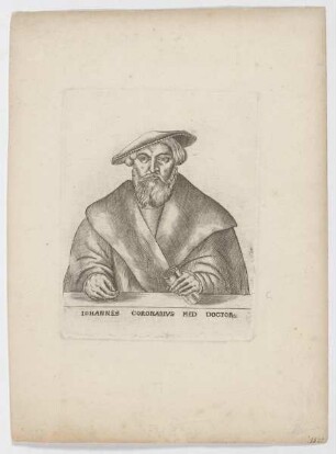 Bildnis des Iohannes Cornarius