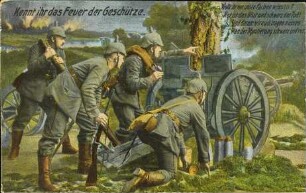 Kennt ihr das Feuer der Geschütze.