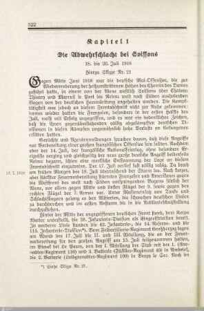 Kapitel 1 - Die Abwehrschlacht bei Soissons