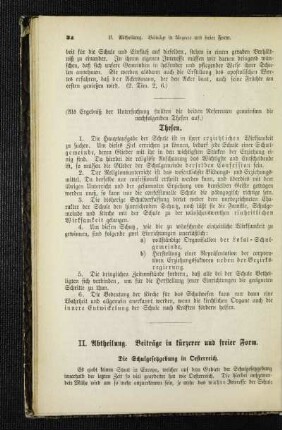 ¬Die¬ Schulgesetzgebung in Oesterreich