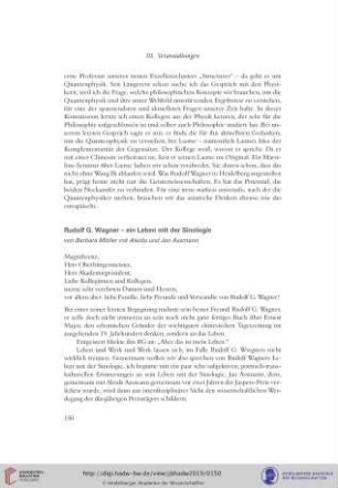 Rudolf G. Wagner : ein Leben mit der Sinologie