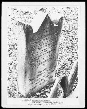 Grabstein Esther Lehrberger (+1889)