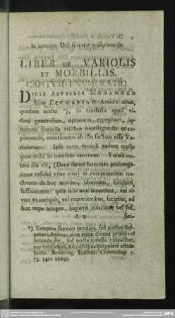 Capitum Enumeratio