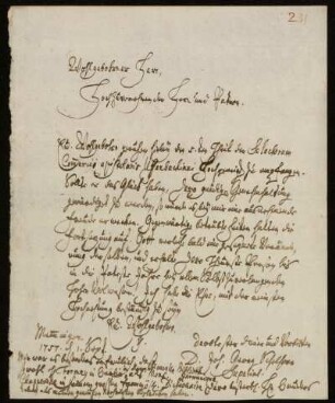 Brief von Johann Georg Schelhorn an Johann Friedrich von Uffenbach. Memmingen, [...] 1757