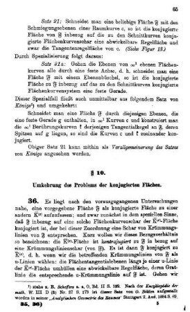 § 10. Umkehrung des Problems der konjugierten Flächen