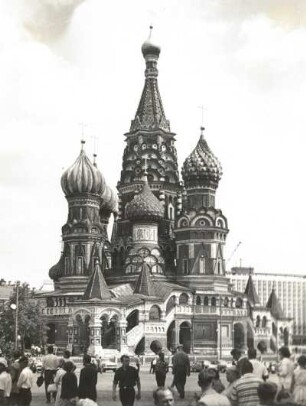 Moskau, Roter Platz. Basilius-Kathedrale (1555-1560; Postnik Jakowlew, Barma)