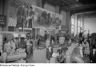 Energietechnische Exponate der Leipziger Herbstmesse 1954