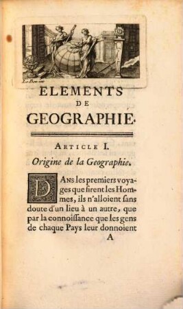 Elemens de Geographie