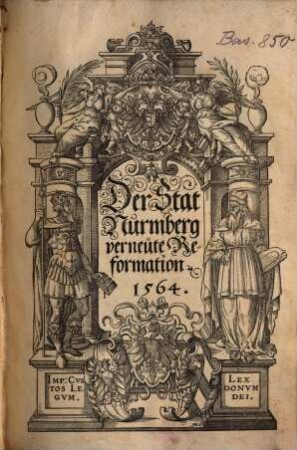 Der Stat Nurmberg verneute Reformation