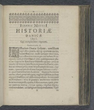 Ioannis Mevrsi Historiae Danicae
