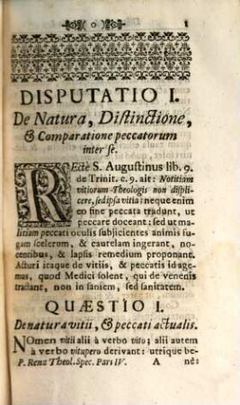 Theologia Ad Mentem Angelici Doctoris Divi Thomae Aquinatis, 4. De Vitiis Et Peccatis