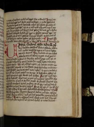 Textus. Ea igitur tempestate Honorius papa …