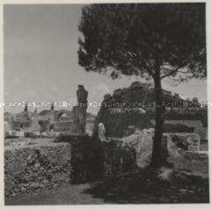 Rom, Ostia Antica, Tempel der Roma und des Augustus