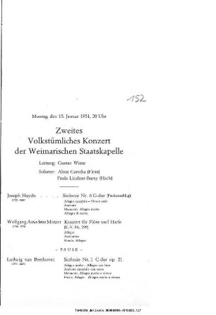 Zweites Volkstümliches Konzert