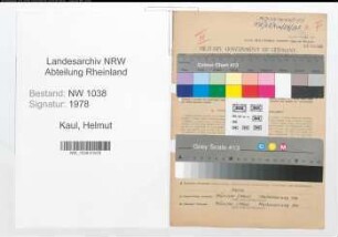 Entnazifizierung Helmut Kaul , geb. 23.10.1910 (Lehrer)