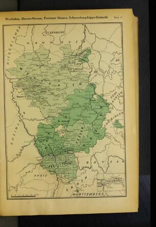 Westfalen, Hessen-Nassau, Freistaat Hessen, Schaumburg-Lippe-Detmold