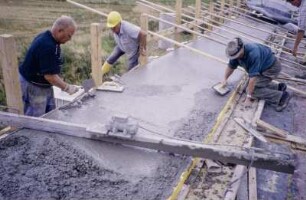 Betonieren Kappe