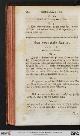 Das zwanzigste Kapitel