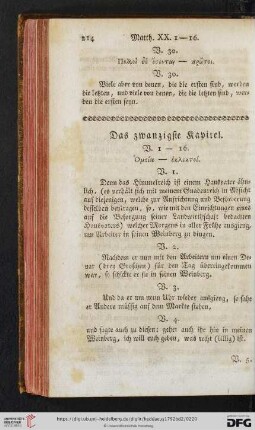 Das zwanzigste Kapitel