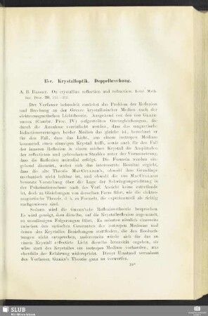 15c. Krystalloptik. Doppelbrechung