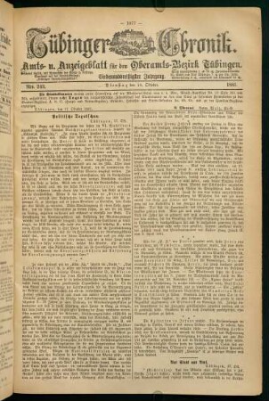 18. Oktober (Nro. 243) - 23. Oktober (Nro. 248)