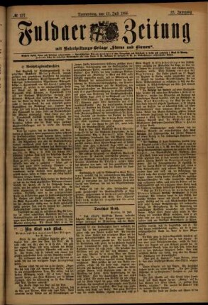 Ausgabe vom Donnerstag, den 11. Juli 1895.
