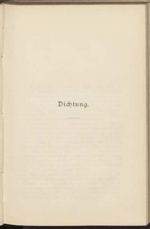 Dichtung.
