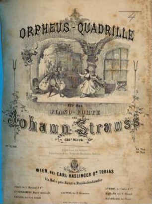 Orpheus-Quadrille : für das Piano-Forte ; 236. Werk