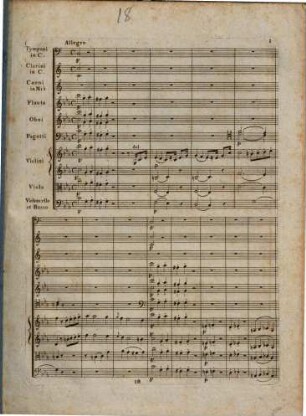 Partition Des Symphonies D'HAYDN Ouvrage Proposé Souscription. 18. [H 1,95]. - 41 S.
