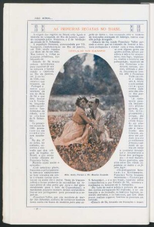 Idyllio no campo : Mlle. Ketty Pierson e Mr. Maurice Escande.