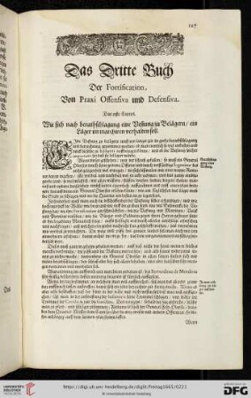 Das Dritte Buch. Der Fortification, Von Praxi Offensiva und Defensiva