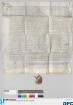 Notariatsinstrument des Johann Polraus: Michael Gerung, Propst der Frauenkirche (capelle aule regalis b. Marie virginis) zu Nürnberg befiehlt als Konservator der der Stadt von den Päpsten und Kaisern verliehenen Privilegien durch Bulle Papst Sixtus IV. vom 25. Februar 1478 neben Anderen bestellt und in Gemäßheit der Bulle des gleichen Papstes vom 27. Juni 1475, welche untersagt Bürger und Untertanen der Stadt vor das Landgericht des Burggrafentums Nürnberg, in Bayern und Franken zu laden, Conrad Eewirt in Dipperßdorff und Georg Durner von Düren die gerichtliche Verfolgung der Ursula, Witwe Anton Riglers in Nürnberg, und der Margaretha Ebnerin von Dipperßdorff, Hintersassin der genannten Ursula, vor dem Landgericht in Sulzbach nicht weiter zu betreiben. - Zeugen: Georins Klüpfel, Kleriker der Würzburger Diözese, und Marcus Raynis, Pfleger des neuen Spitals in Nürnberg.